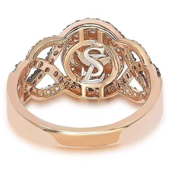 Champagne Diamonds Ring